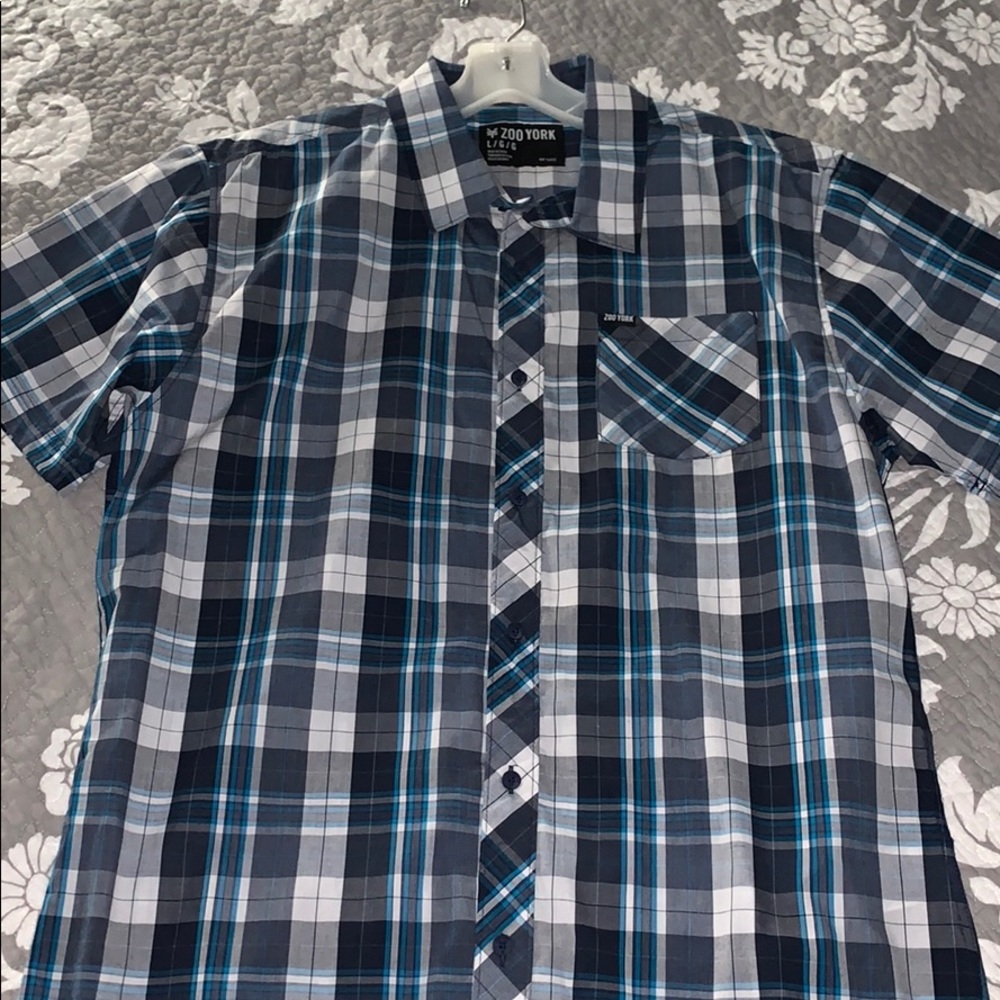 Blue Button Down
